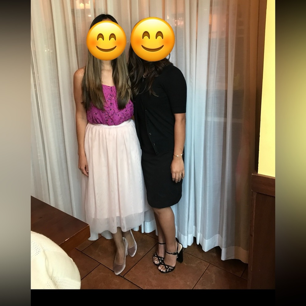 H&M tulle midi skirt